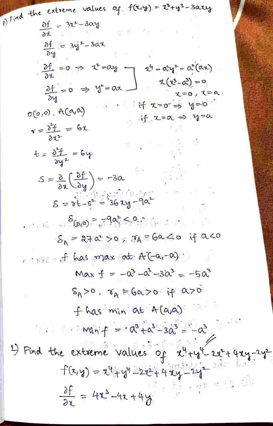 Maxima_and_Minima_for_the_Function_of_Two_Variables