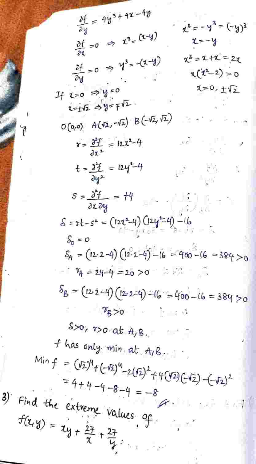 Maxima_and_Minima_for_the_Function_of_Two_Variables