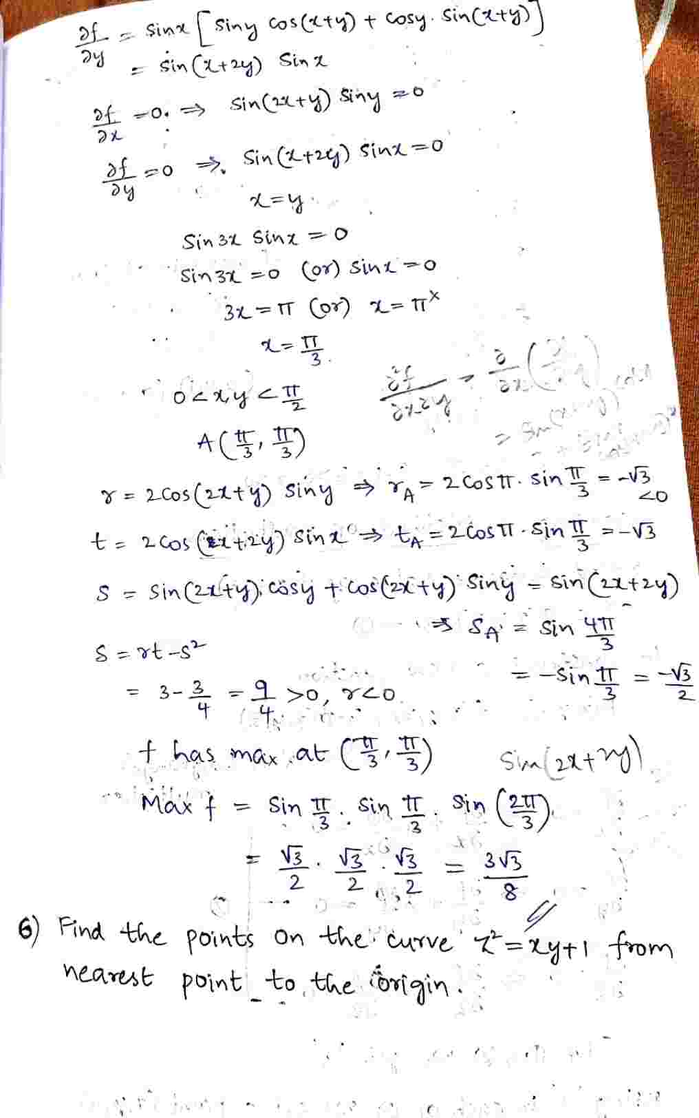 Maxima_and_Minima_for_the_Function_of_Two_Variables