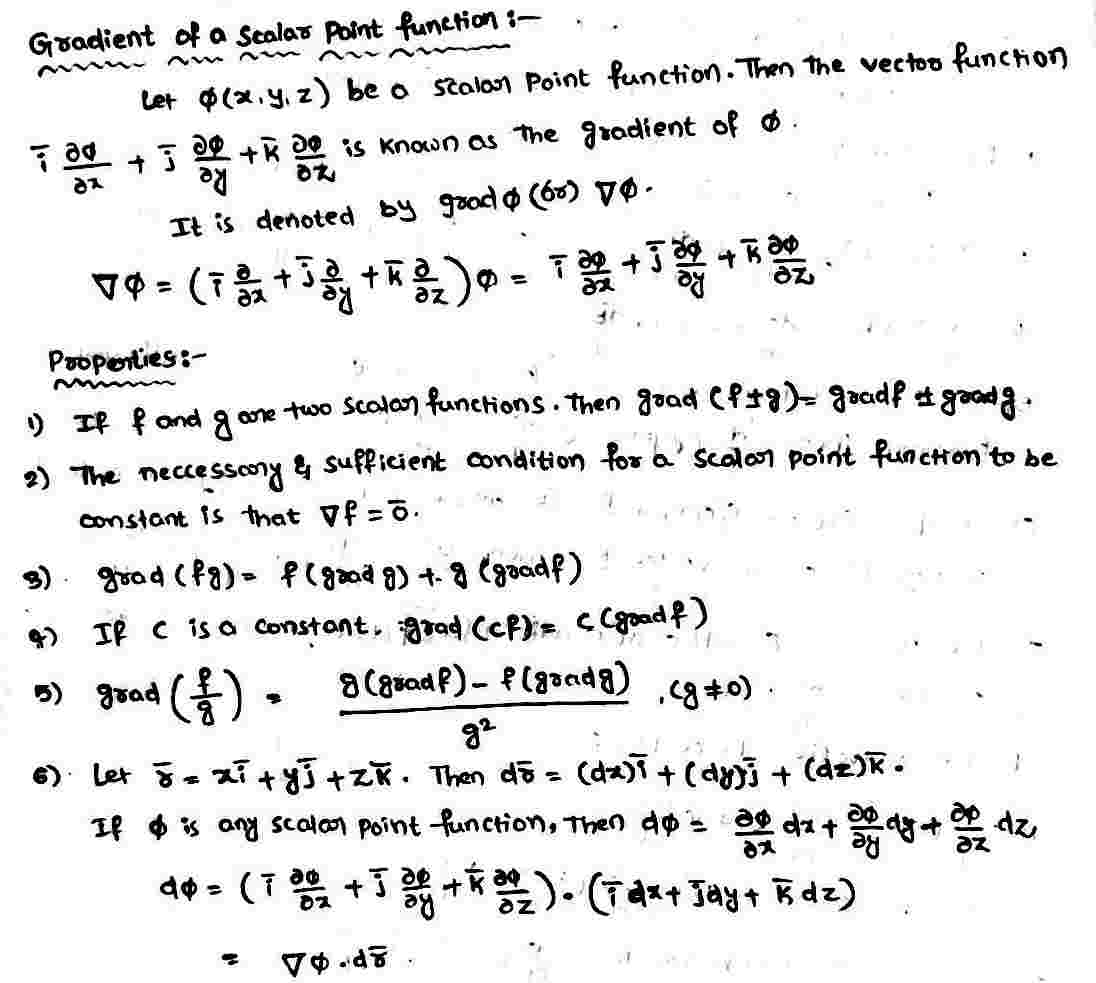 Vector Differentiation