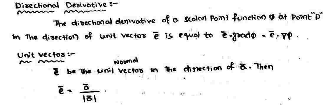 Vector Differentiation