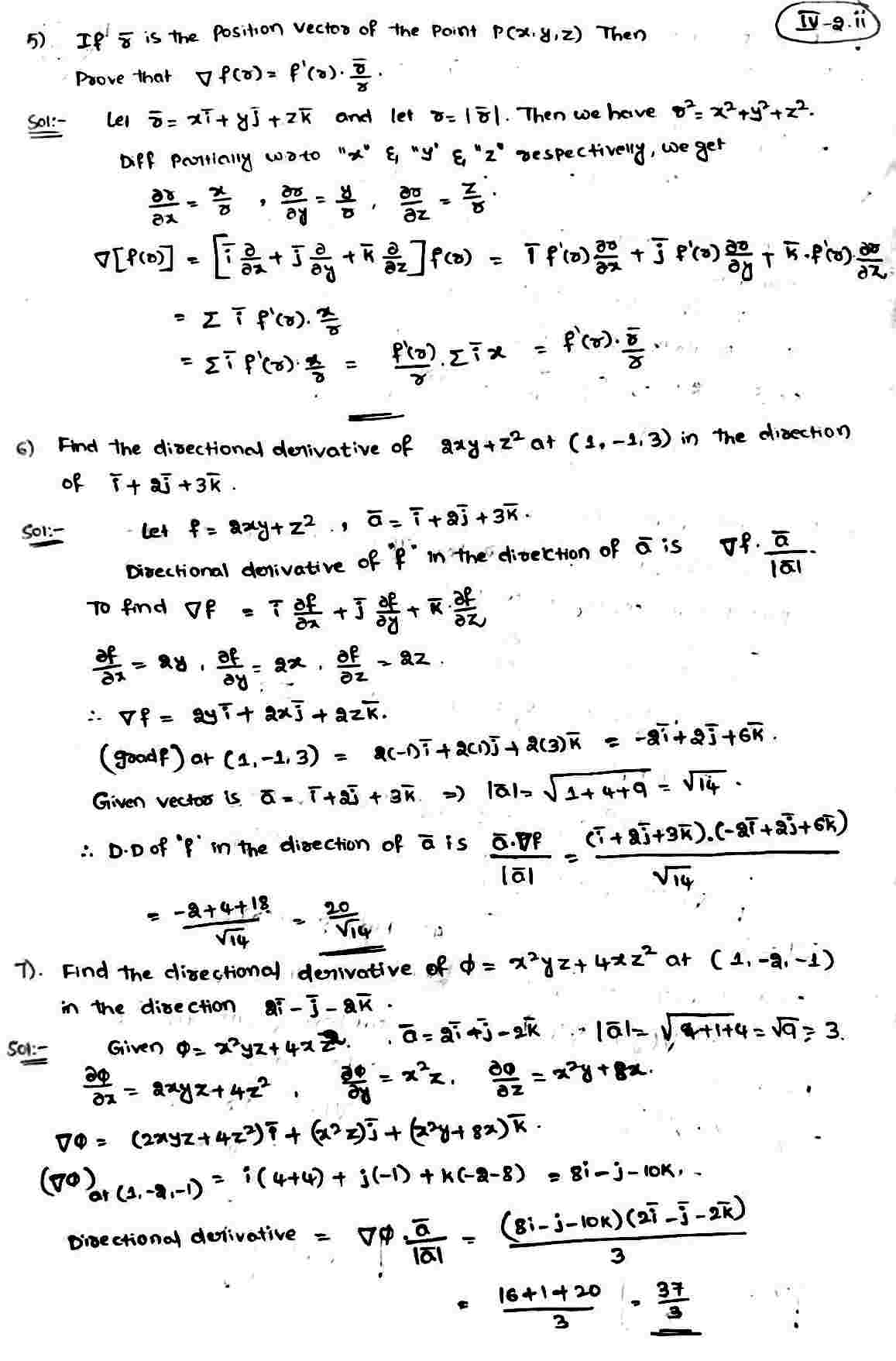 Vector Differentiation