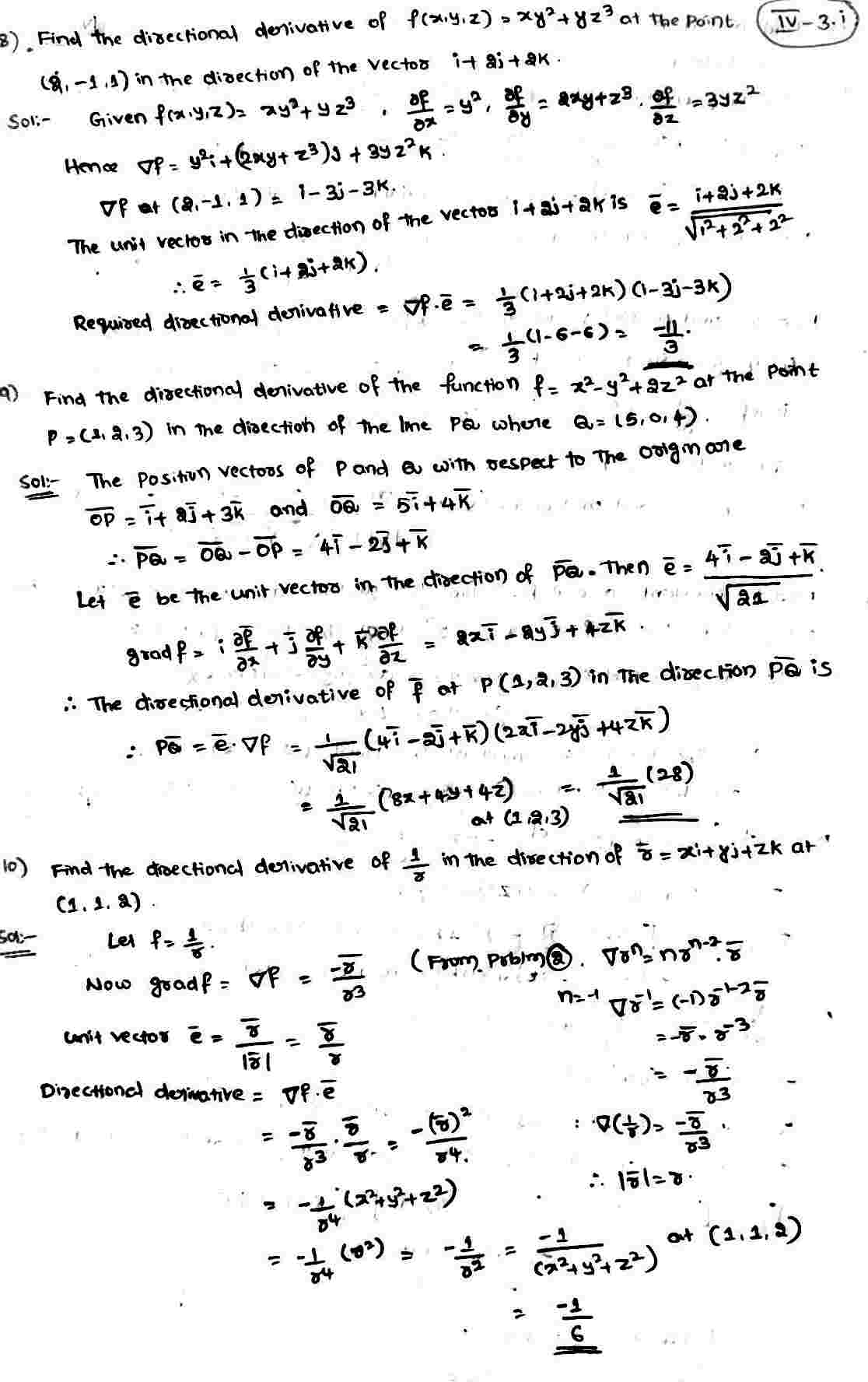 Vector Differentiation