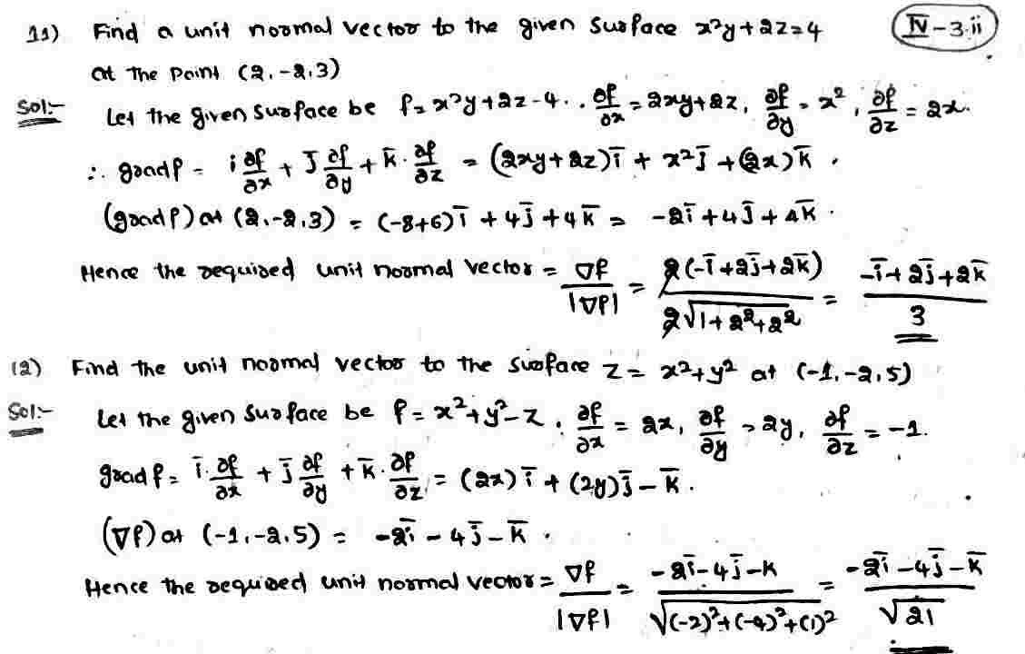 Vector Differentiation