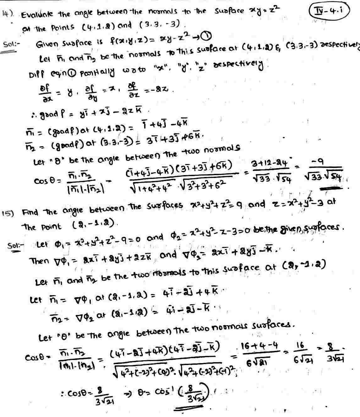 Vector Differentiation