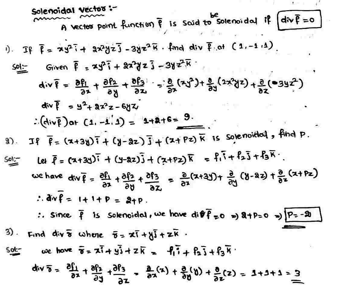 Vector Differentiation