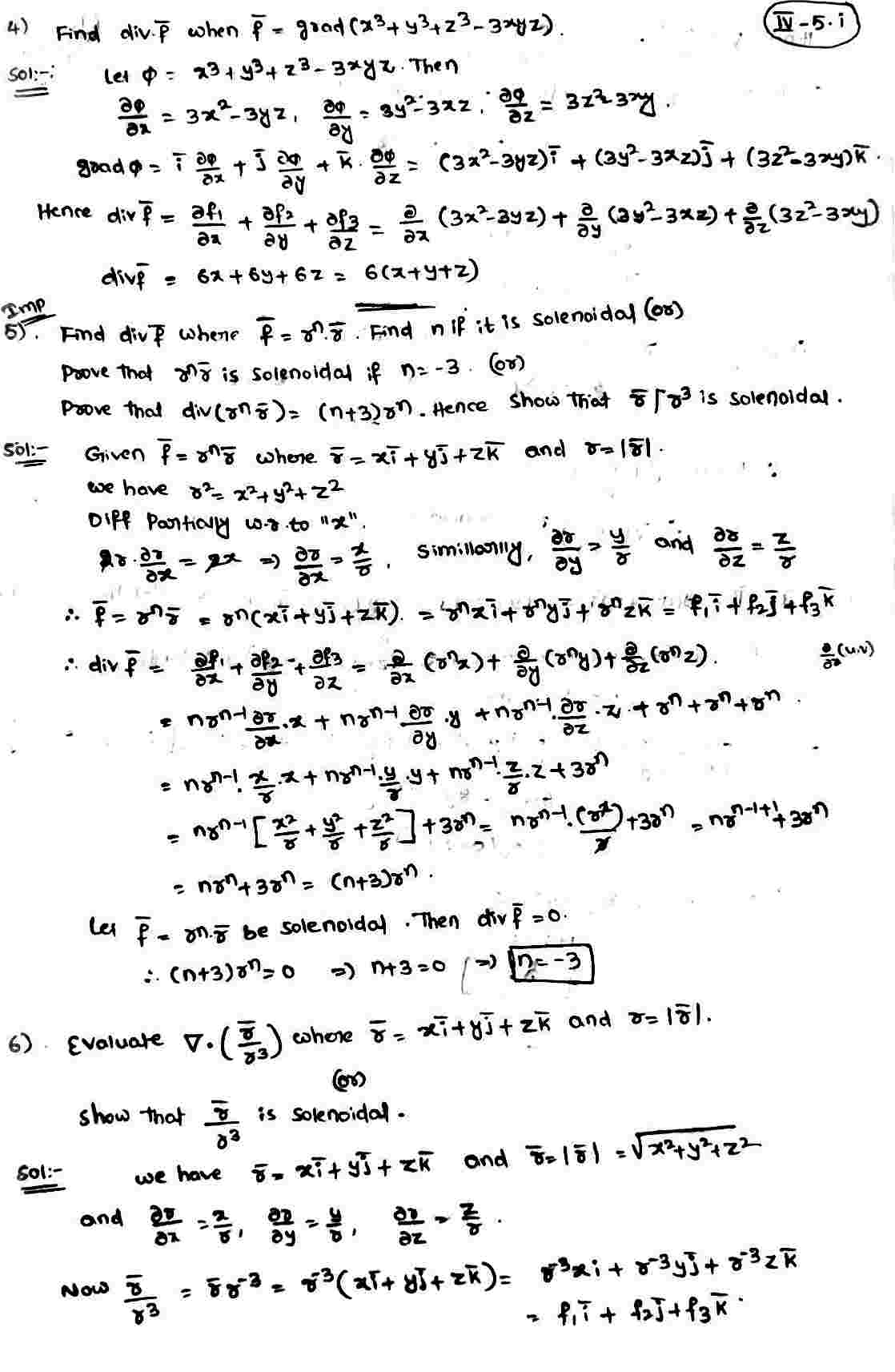 Vector Differentiation