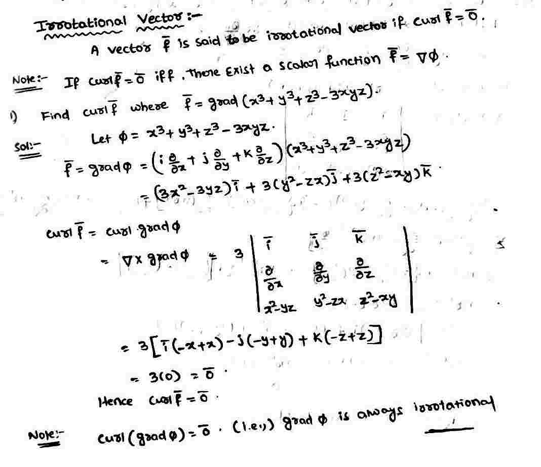 Vector Differentiation