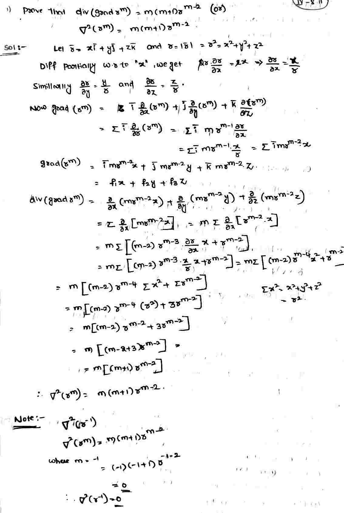 Vector Differentiation
