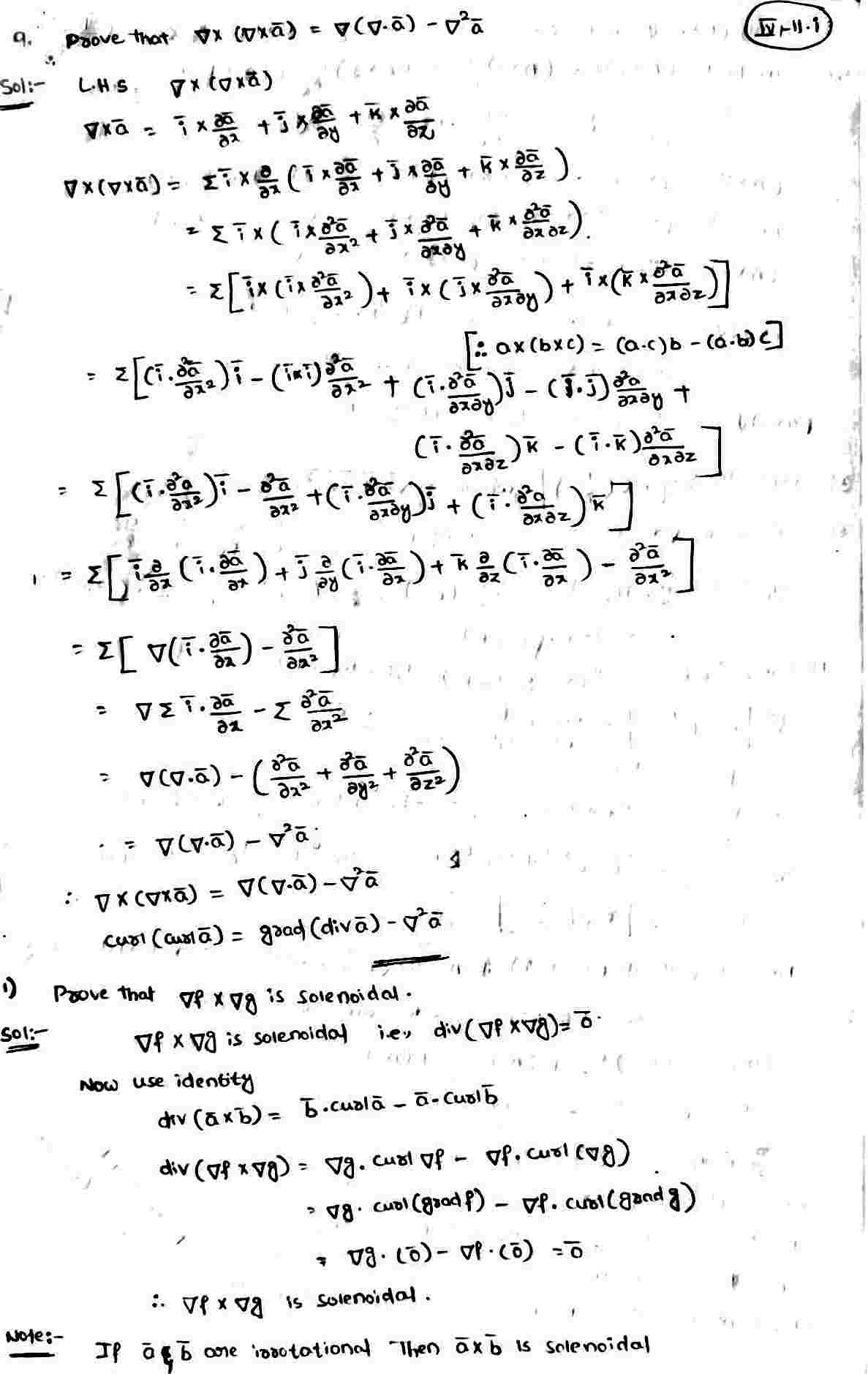 Vector Differentiation