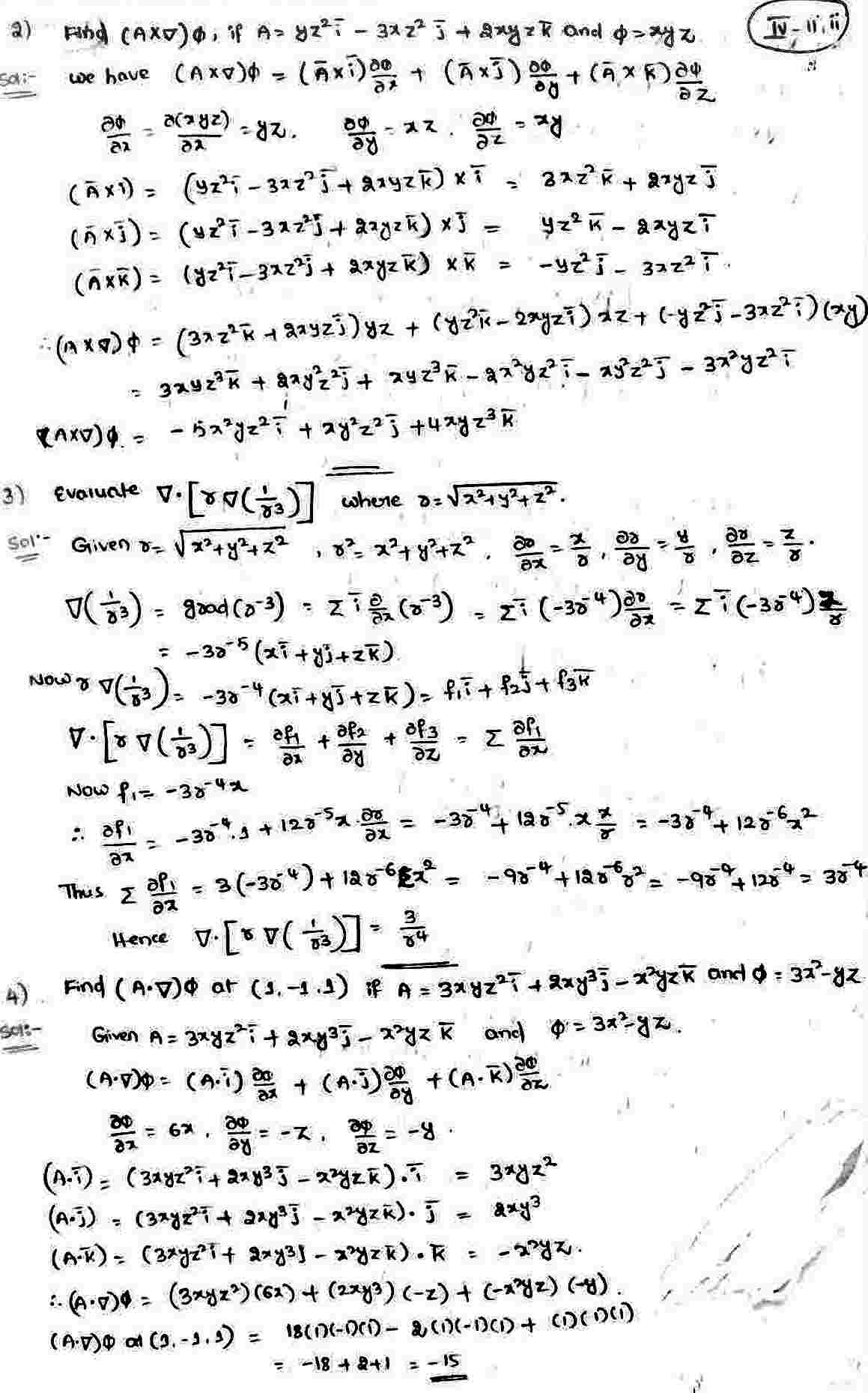 Vector Differentiation